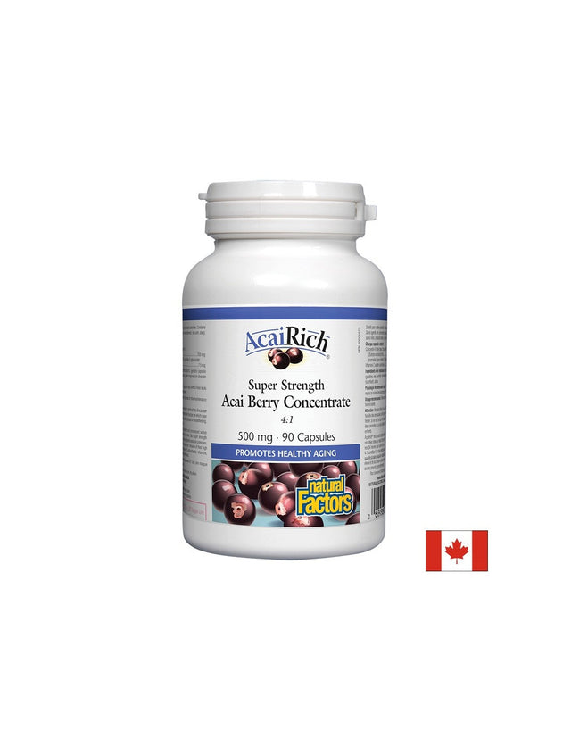 Acai Berry Concentrate 4:1 500 mg - 90 капсули - Nutra Best Bulgaria