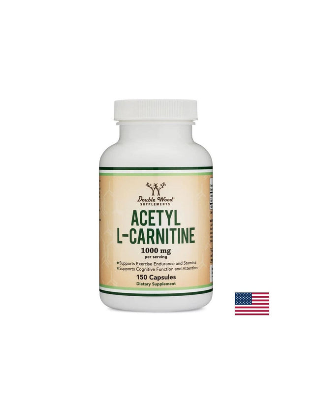 Acetyl L-Carnitine 1000 mg / Ацетил Л-Карнитин 1000 mg Double Wood - Nutra Best Bulgaria