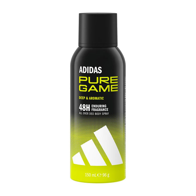 Adidas, Pure Game, 48h Protection, Дезодорант спрей, За мъже, 150 мл