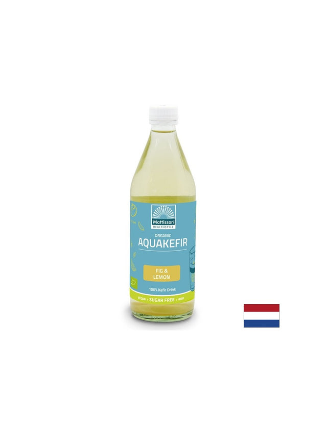 Аквакефир Смокиня и Лимон Био, 500 ml Mattisson Healthstyle - Nutra Best Bulgaria