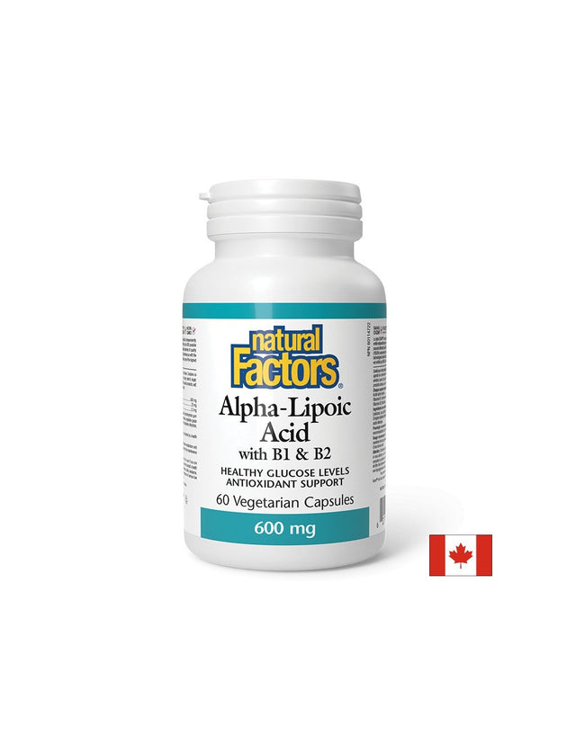 Alpha Lipoic Acid 600 mg With B1&B2 - 60 капсули - Nutra Best Bulgaria
