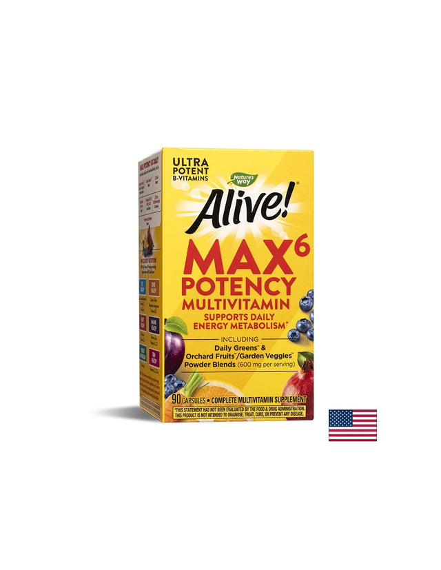 Alive! Max6 Daily Multi - 90 капсули - Nutra Best Bulgaria