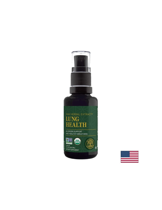 Lung Health / Билкова смес за дихателната система / Спрей за уста, 29.6 ml Global Healing - Nutra Best Bulgaria