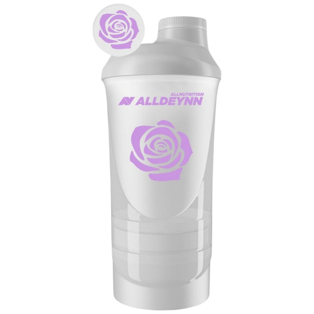 AllDeynn Shaker - White - 600+350 мл - Nutra Best Bulgaria