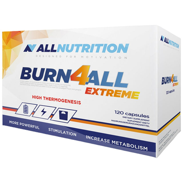 Burn4All Extreme | High Thermogenesis - 120 капсули - Nutra Best Bulgaria