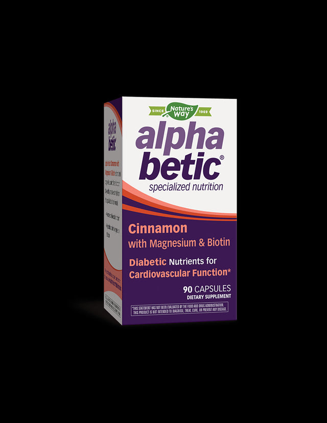 При диабет - Канела с магнезий и биотин Alpha betic®, 90 капсули - Nutra Best Bulgaria