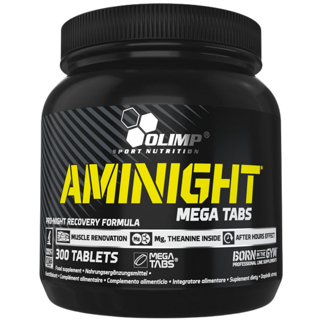 AMINIGHT Mega Tabs 300 Таблетки - Nutra Best Bulgaria