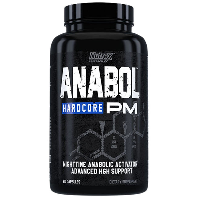Anabol Hardcore PM | Nighttime Anabolic Activator & Advanced HGH Support - 60 капсули - Nutra Best Bulgaria