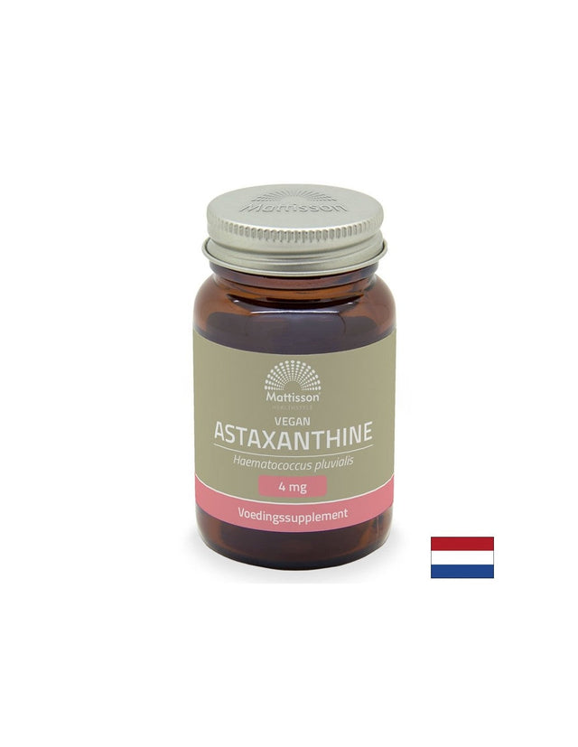 Антиоксидант - Астаксантин (от водорасли), 60 капсули Mattisson Healthstyle - Nutra Best Bulgaria
