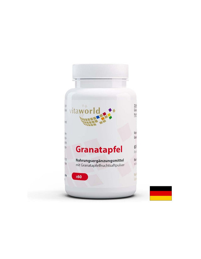 Антиоксидант и кардиопротектор - Нар, 500 mg х 60 капсули  Vita World - Nutra Best Bulgaria
