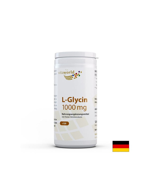 Антиоксидант - L-Глицин, 1000 mg х 120  капсули  Vita World - Nutra Best Bulgaria