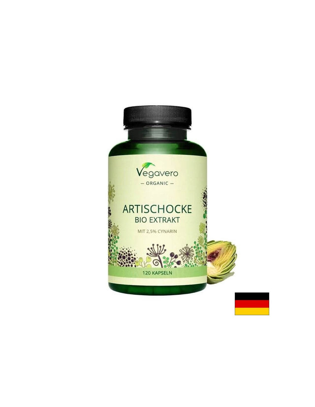 Artischocke Bio Extrakt/ БИО Артишок екстракт, 120 капсули, 100% Vegan Vegavero - Nutra Best Bulgaria