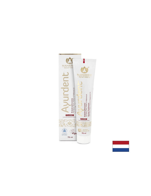 Ayurdent Kräuterzahncreme (classic) Ayurveda - Аюрведична билкова паста за зъби (класическа), 75 ml - Nutra Best Bulgaria