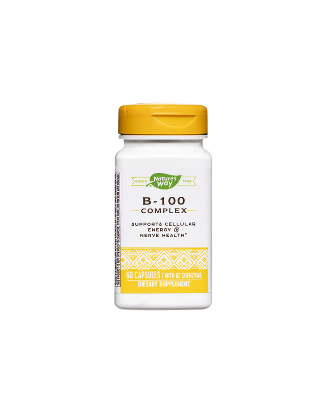B-100 Complex - Витамин В 100 Комплекс, 60 капсули Nature’s Way - Nutra Best Bulgaria