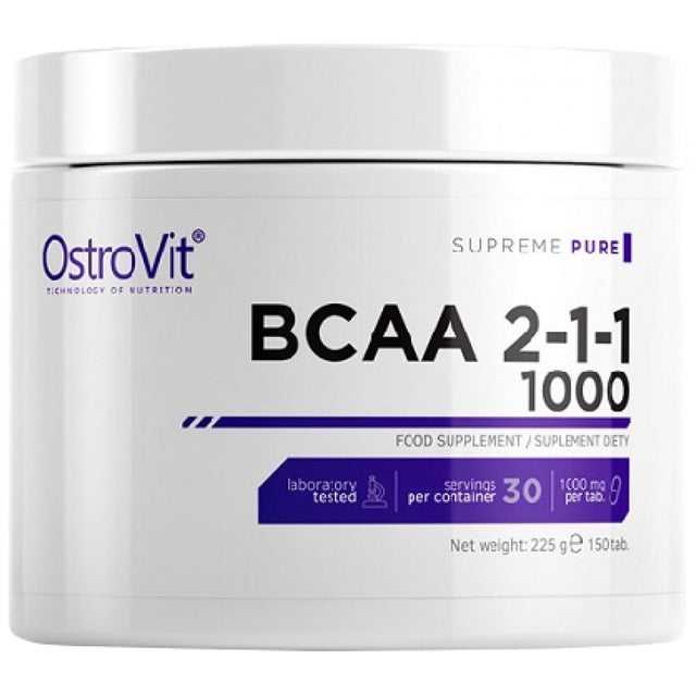 BCAA 2:1:1 1000 150 Таблетки  OstroVit - Nutra Best Bulgaria