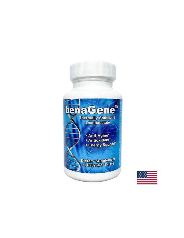 Оксалооцетна киселина benaGene® - Активна клетъчна защита и дълголетие, 30 капсули  Terra Biological - Nutra Best Bulgaria