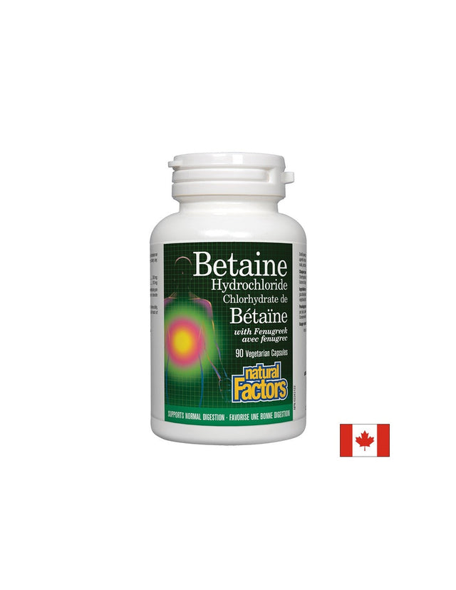 Betaine Hydrochloride with Fenugreek 500 mg - 90 капсули - Nutra Best Bulgaria