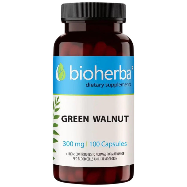 Green Wallnut 300 mg - 100 капсули - Nutra Best Bulgaria