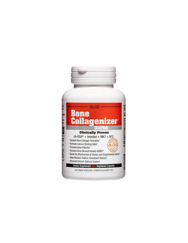 BioSil Bone Collagenizer Ultra, 40 капсули Natural Factors - Nutra Best Bulgaria