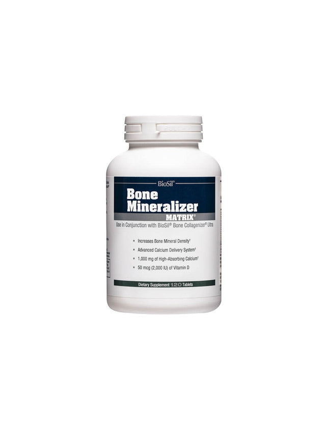 BioSil Bone Mineralizer Matrix, 120 таблетки Natural Factors - Nutra Best Bulgaria