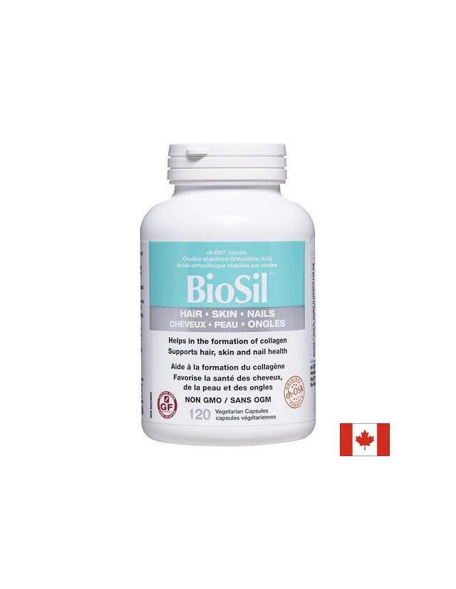 BioSil™ Hair, Skin & Nails/ Коса, кожа и нокти x 120 капсули Natural Factors - Nutra Best Bulgaria