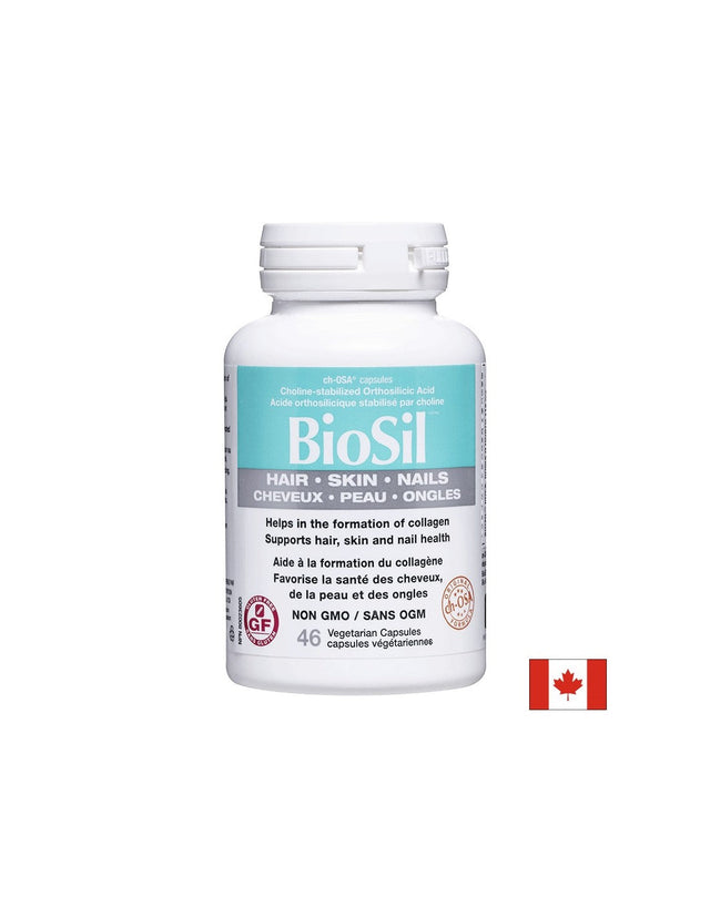 BioSil™ Hair, Skin & Nails/ Коса, кожа и нокти x 46 капсули Natural Factors - Nutra Best Bulgaria