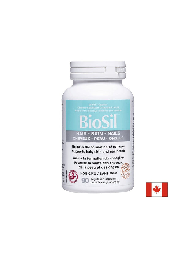 BioSil™ Hair, Skin & Nails/  Коса, кожа и нокти x 90 капсули Natural Factors - Nutra Best Bulgaria