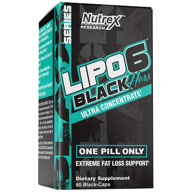 Lipo 6 Hers Black UC 60 капсули  Nutrex - Nutra Best Bulgaria