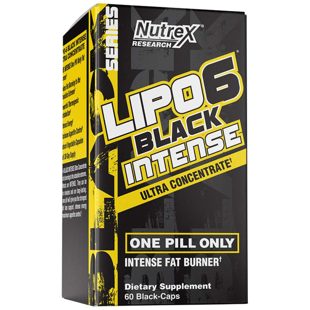 Lipo 6 Black / Intense / Ultra Concentrate - 60 капсули - Nutra Best Bulgaria