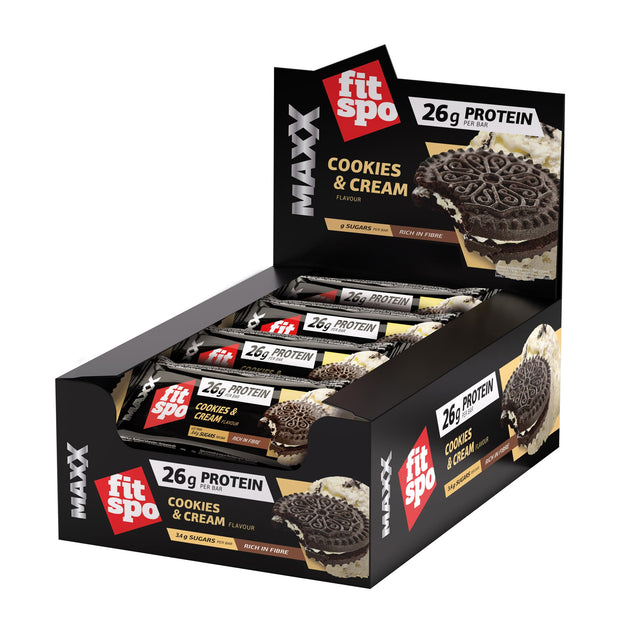 MAXX Bar Бисквити и Сметана - 12 x 75 грама - Nutra Best Bulgaria