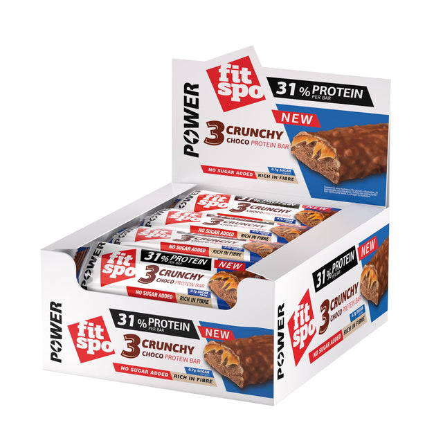 Power Bar Хрупкаво Шоко Брауни - 12 x 55 грама - Nutra Best Bulgaria