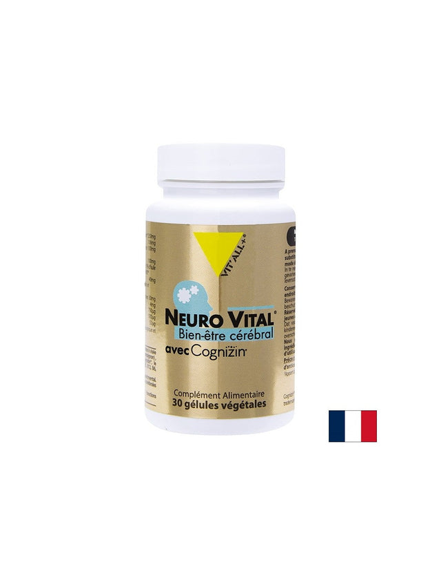 Мозъчна функция - Невро Витал c Когнизин - Neuro Vital®, 30 капсули  Vit'all Plus - Nutra Best Bulgaria