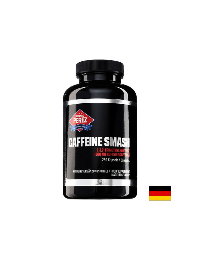 Caffeine Smash (1,3,7-Trimethylxanthine) / Кофеин, 200 mg, 250 капсули Vitabay - Nutra Best Bulgaria