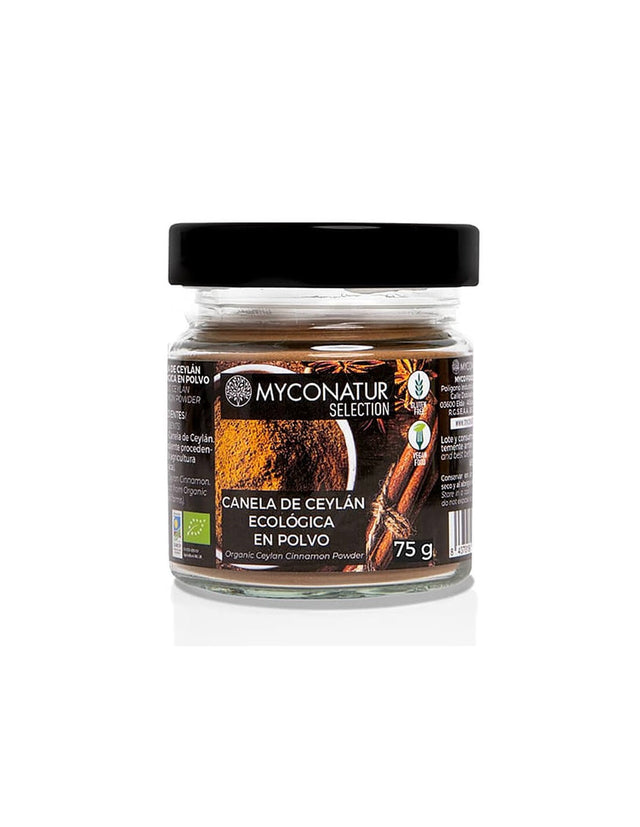Био цейлонска канела на прах - Canela de Ceylan, Bio, 90 g Myconatur - Nutra Best Bulgaria