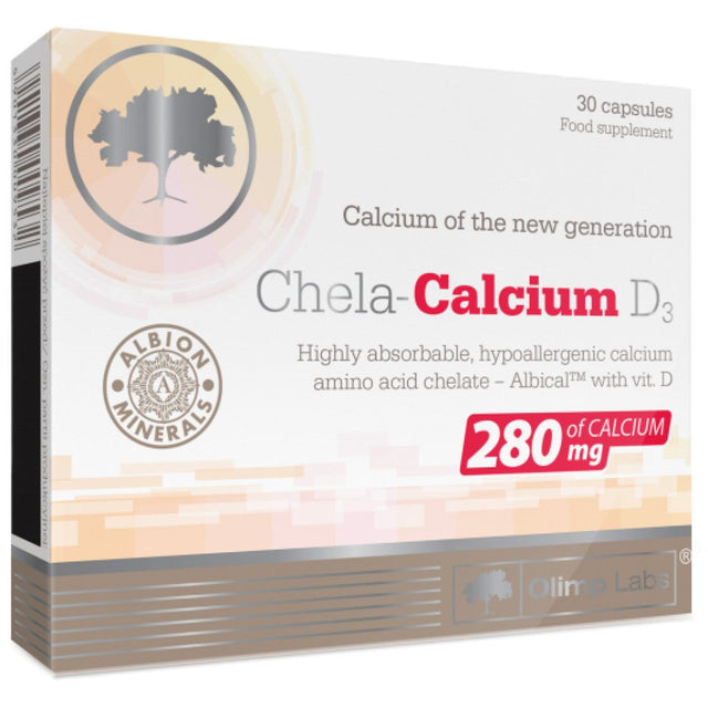 Chela - Calcium  D3 - 30 капсули - Nutra Best Bulgaria