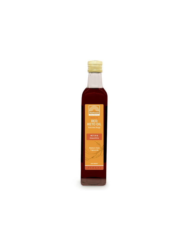 Червено кето масло - MCT масло & Астаксантин, 500 ml Mattisson Healthstyle - Nutra Best Bulgaria