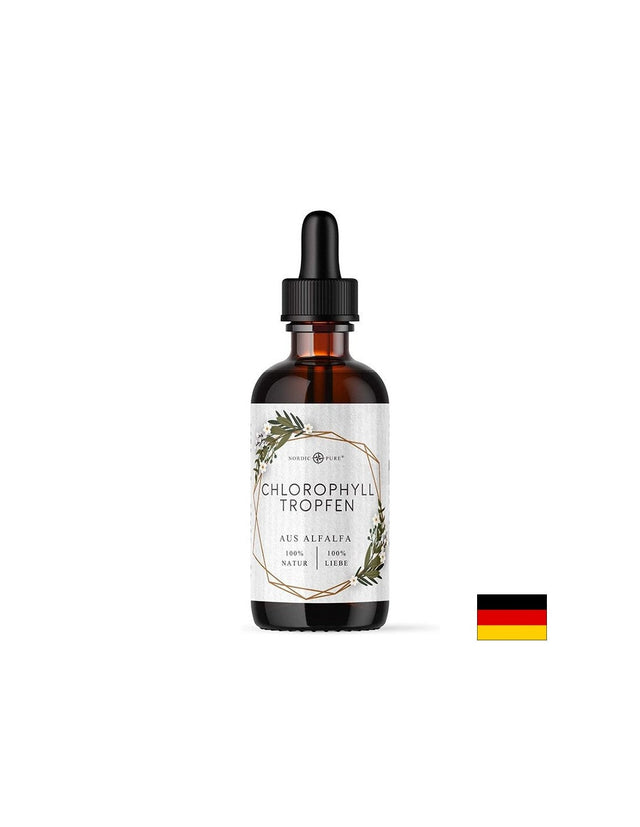 Хлорофил от люцерна - За детоксикация, Капки, 100 ml NVS - Nutra Best Bulgaria