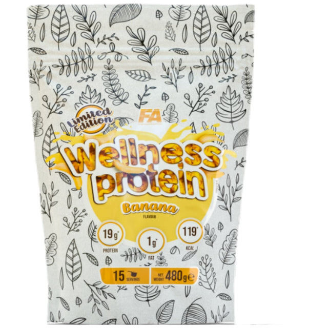 Wellness Protein | with 100% Whey Protein Concentrate - 480 грама - Nutra Best Bulgaria