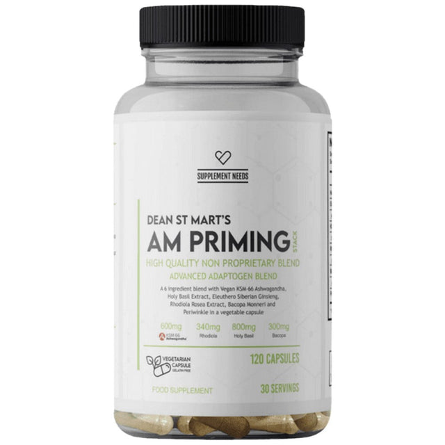 AM Priming Stack | Adaptogen Formula 120 капсули - Nutra Best Bulgaria