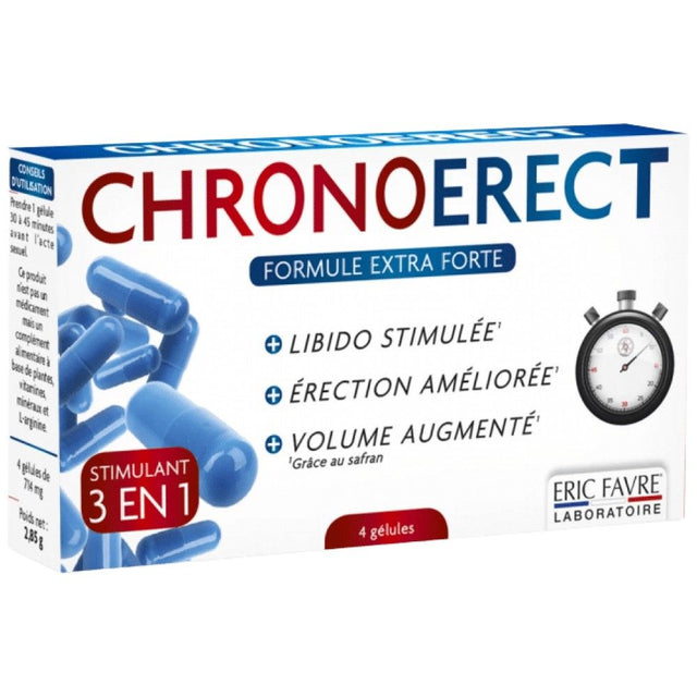 ChronoErect Caps | Sexual Performance - 4 капсули - Nutra Best Bulgaria