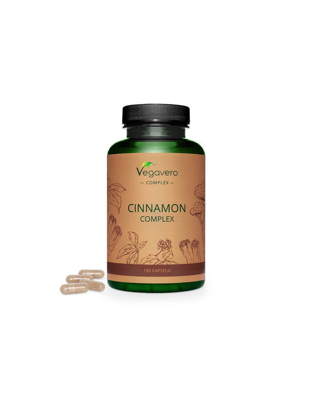Cinnamon Complex - Канела комплекс (Билкова формула за контрол на кръвната захар), 180 капсули Vegavero - Nutra Best Bulgaria
