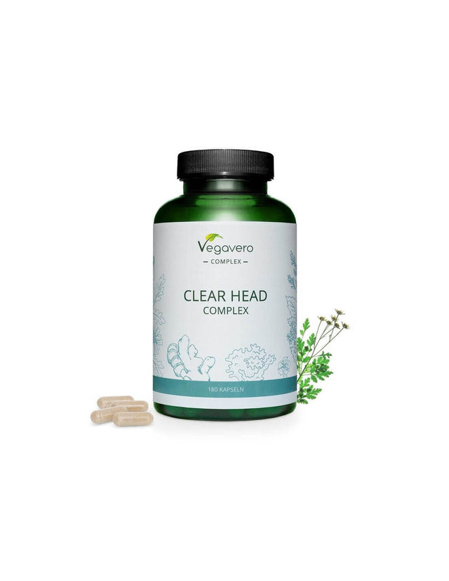 Clear Head Complex, 180 капсули, 100% Vegan Vegavero - Nutra Best Bulgaria