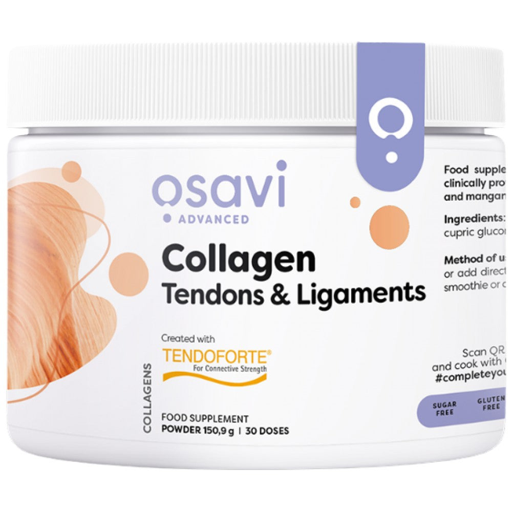 Collagen Peptides | Tendons and Ligaments with TENDOFORTE® - 150 грама  Osavi - Nutra Best Bulgaria