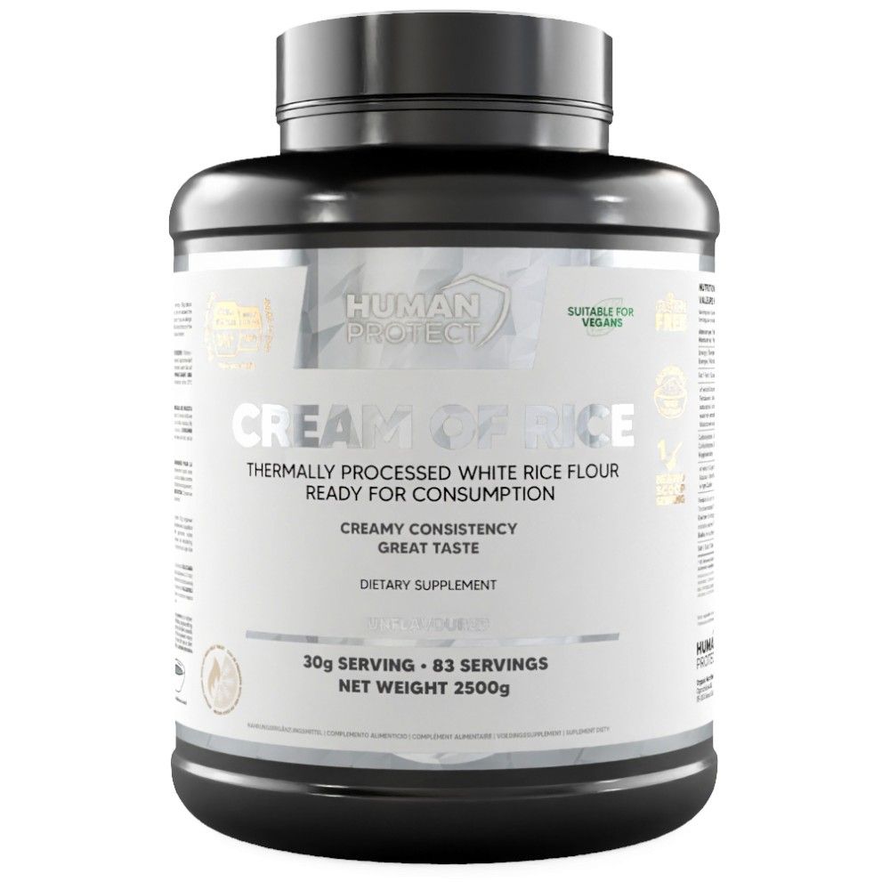 Cream of Rice | Complex Carbohydrate - 2500 грама  Human Protect - Nutra Best Bulgaria