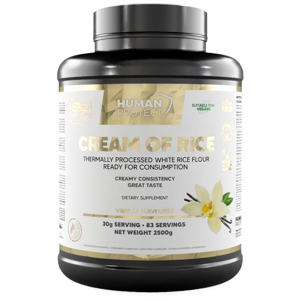Cream of Rice | Complex Carbohydrate - 2500 грама  Human Protect - Nutra Best Bulgaria