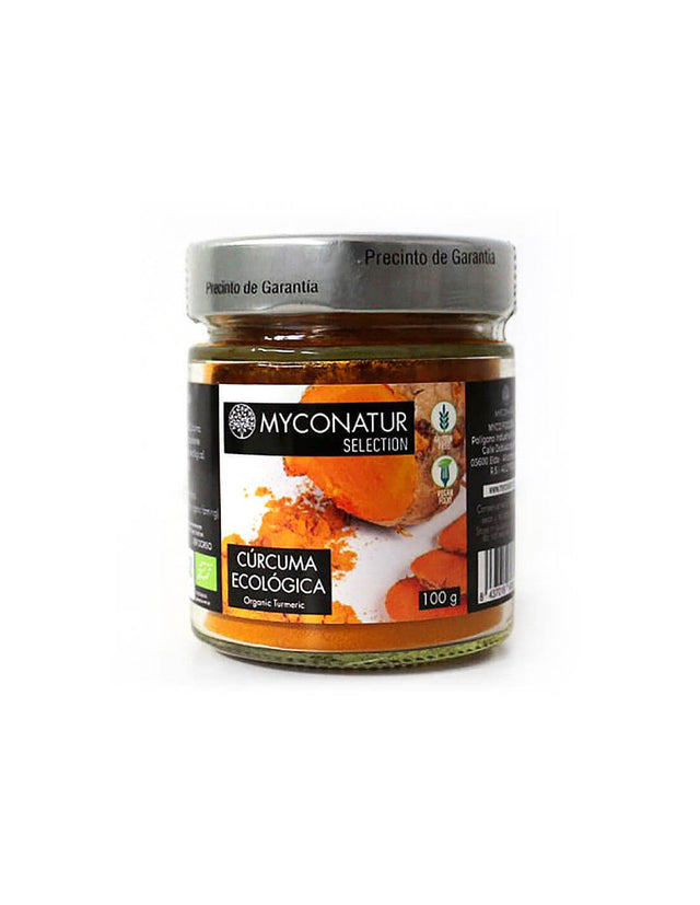 Био куркума на прах (корен) - Curcuma, Bio, 100 g Myconatur - Nutra Best Bulgaria