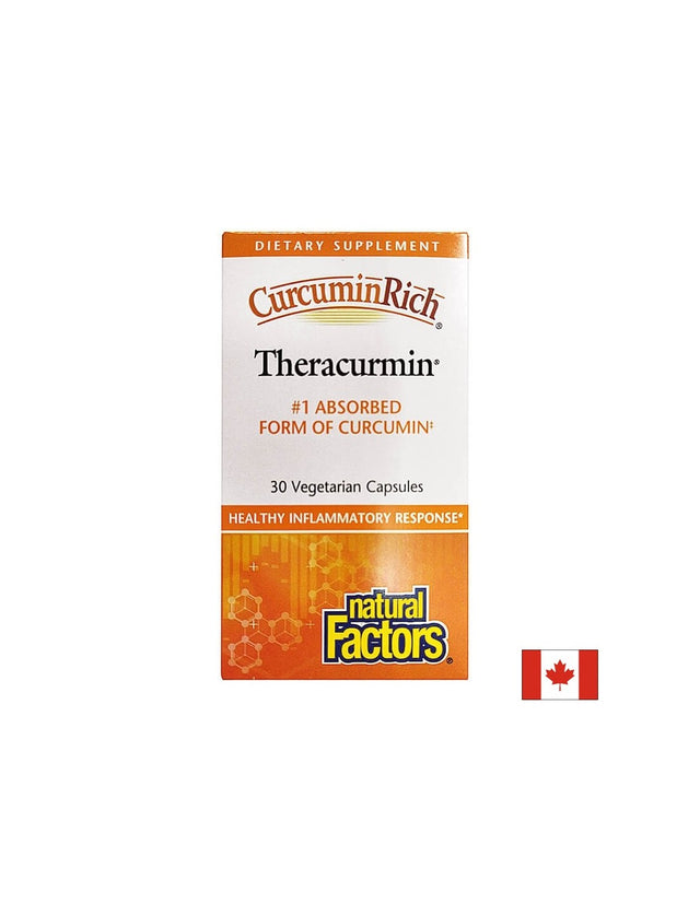 CurcuminRich™ | Theracurmin 30 mg - 30 капсули  Natural Factors - Nutra Best Bulgaria