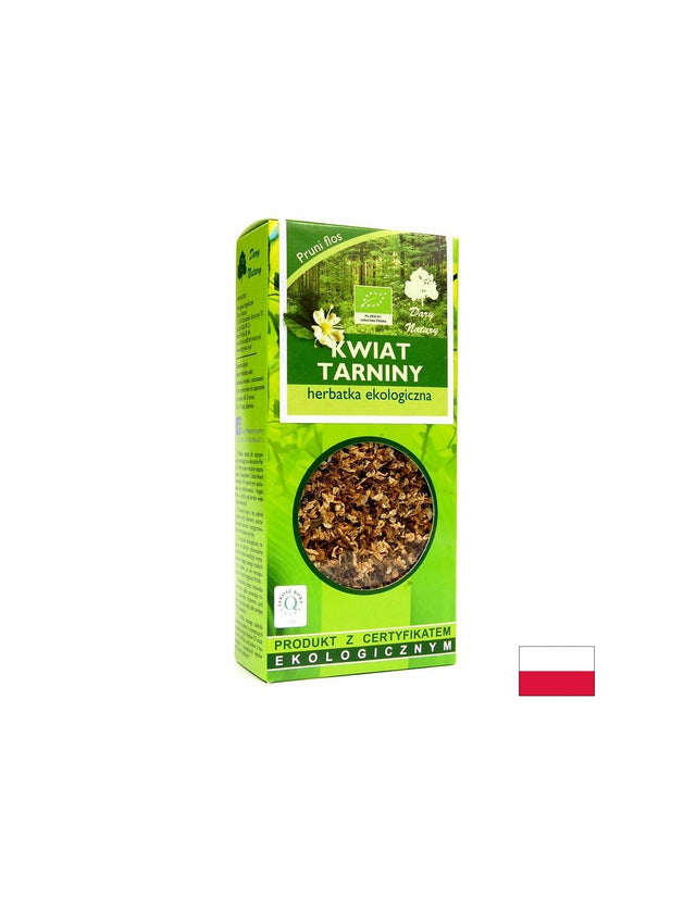 Цвят от черен трън Био, 25 g Dary Natury - Nutra Best Bulgaria