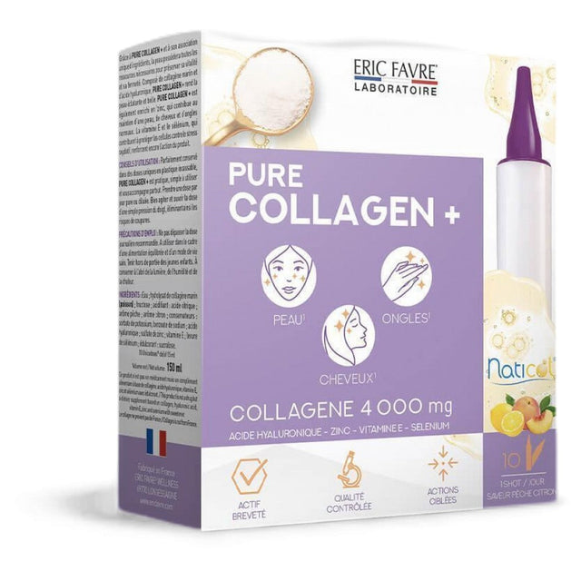 Pure Collagen+ Shots - 10 x 15 мл - Nutra Best Bulgaria