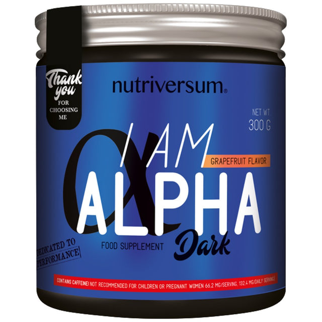 I am Alpha | All-Day Domination - 300 грама  Nutriversum - Nutra Best Bulgaria
